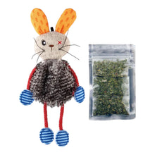 Load image into Gallery viewer, GiGwi Refillable Silvervine Plush Cat Toy (Rabbit)