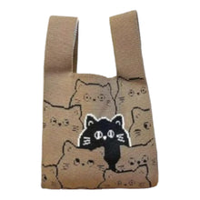 Load image into Gallery viewer, Casual Handmade Knot reusable shopping bag (wrist bag)
