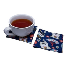 Load image into Gallery viewer, Handmade cloth coasters 2pcs by 8Bobbins

