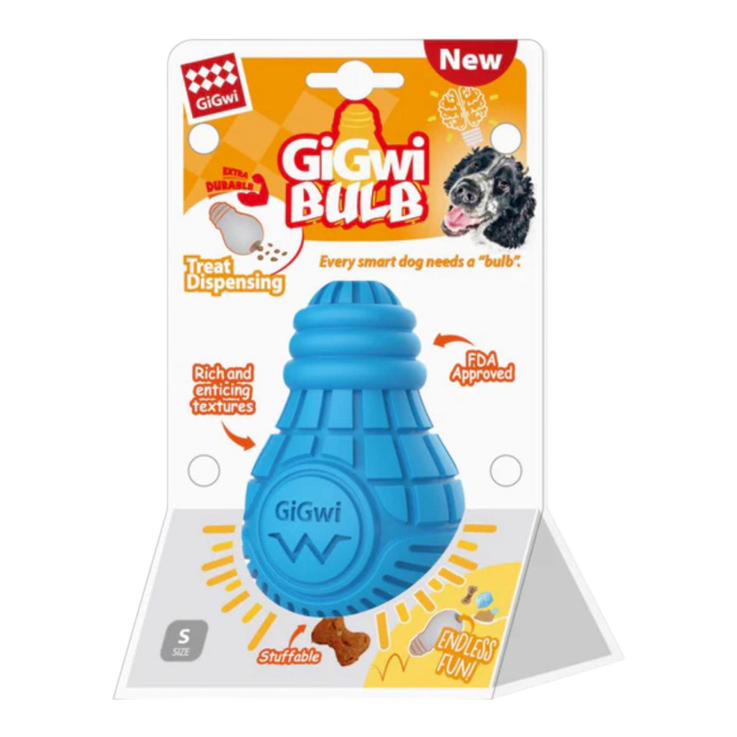 GiGwi Bulb Treat Dispenser Rubber Dog Toy