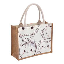 Load image into Gallery viewer, Jute tote bag 25x32cm
