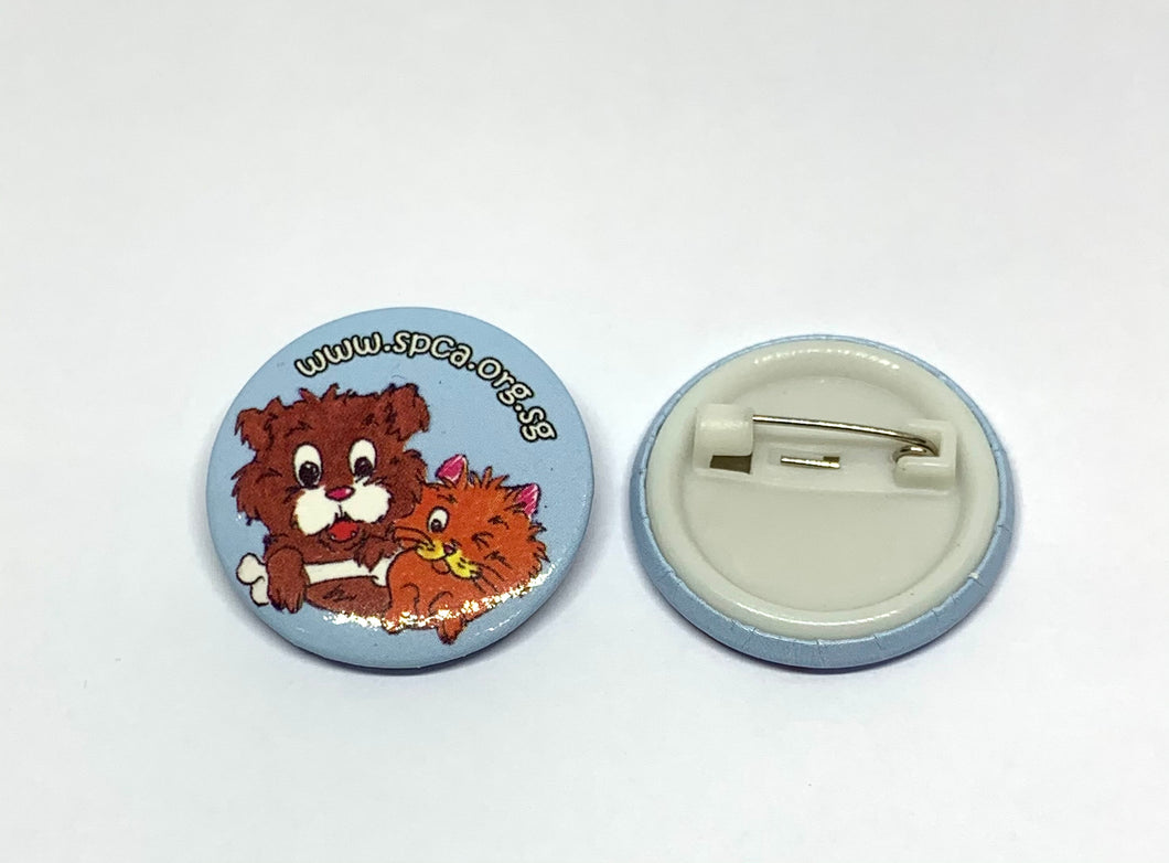 SPCA button badge
